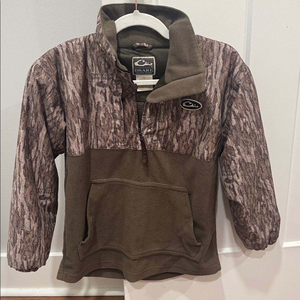Drake waterfowl Woodland Pattern Pullover